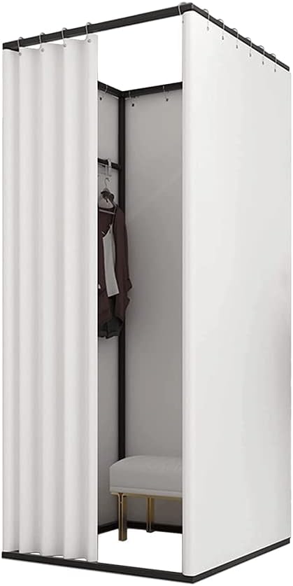Portable Changing Room Clothing Store Fitting Room Temporary Movable Changing Room Luxury Dressing Room Used in Outdoor Activities Shading Curtain Bedroom Furniture