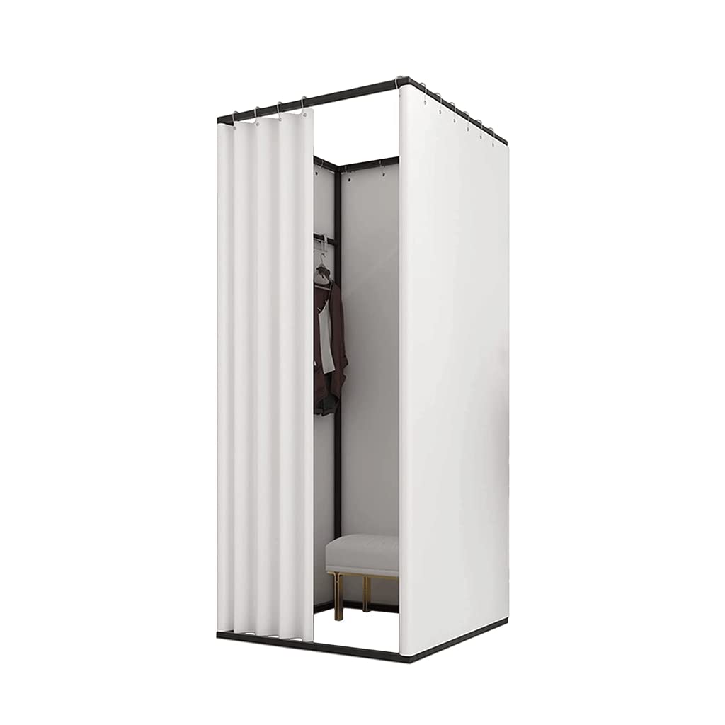 SIAMZYWV Clothing Store Fitting Room Temporary Movable Changing Room Luxury Dressing Room Used in Outdoor Activities Shading Curtain