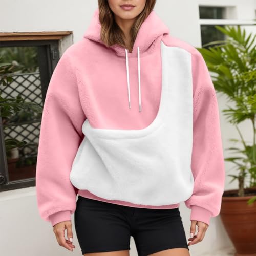 Sudadera con capucha de gran tamaño Generisch para invierno con bolsillo 3