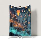 Kuscheldecke Flauschige Flannel Blend Blanket Sofa Throw Soft and Warm Suitable for Room and Living...