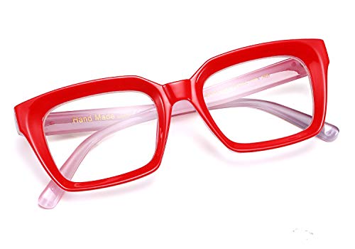 Feisedy Glasses Frame Womens, Square Thick Eyeglasses Frame, Classic Eyewear For Men B2461 #TOP1