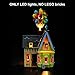 Vaodest LED Light for Lego Disney Pixar‘Up’House 43217 Set,Design and Configuration Compatible with Model 43217 (LED Light Only, Not Building Block Kit)
