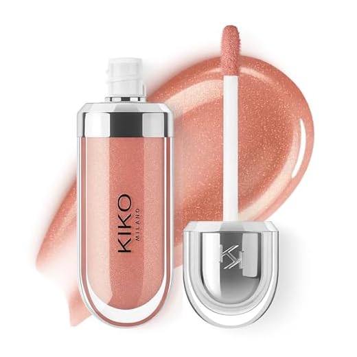 KIKO MILANO, 3D Hydra Lipgloss, Gloss Hidratante Com Efeito 3D, Cor 19 Cream Cashmere
