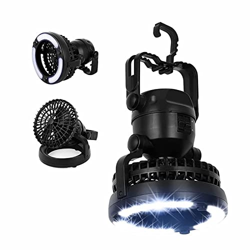 Lampe de camping ventilateur de refroidissement suspendre tente lumière LED
