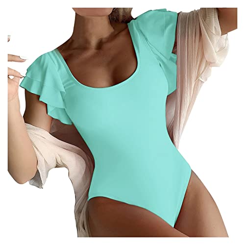 Maillot de bain une pièce femme col V plongeant taille M