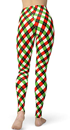 Image of sissycos Women's 80s Leggings Neon Artistic Splash Printed Buttery Soft Stretchy Pants