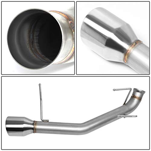 Dna Motoring Cbe-Mu-Fm11-37L Exhaust Axle Cat Back System W/4 Inch Muffler Tip #TOP3