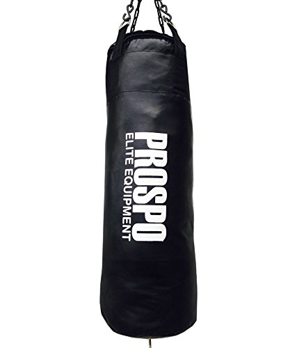 Prospo CB20 Boxing Punching Bag (Black/White)