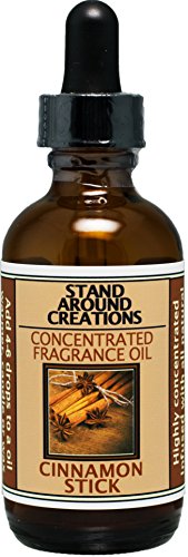 Stand Around Creations Concentrated Fragrance Oil - Cinnamon Stick: A Full Bodied Scent of Rich Spicy Cinnamon. Made w/Natural Essential Oils, Cinnamon, Clove, Cinnamon Bark.(2 fl.oz.)
