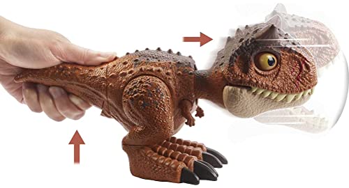 Jurassic World Toys Camp Cretaceous Action Figure, Chompin’ Carnotaurus Toro Dinosaur Toy With Chimping & Other Motion #TOP1