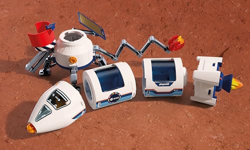 PLAYMOBIL Cohete de investigación a Marte 72011 con plataforma 2