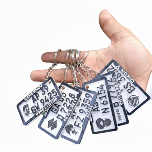Image of Acrylic Customized Bike or Car Shape Keychains | Gift for riders