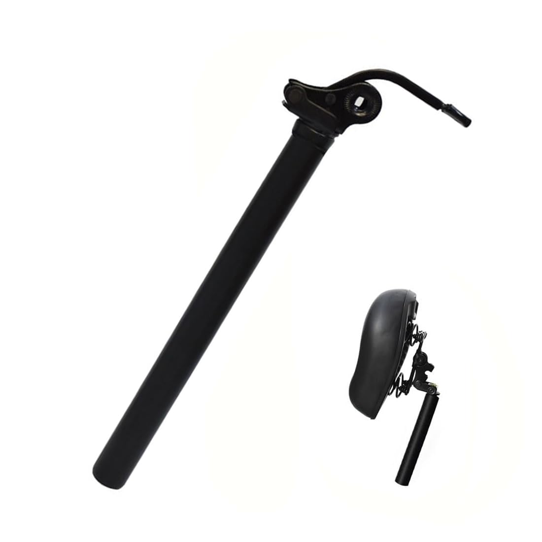 Tubo Sellino Bici, Reggisella Ribaltabile per Bicicletta, Canotto Sella Bicicletta 28.6 * 300mm, Accessorio per Ciclismo, per MTB, Pieghevole E-Bike e Road Bike
