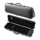 etui violoncelle bam Conception de protection complète : L'étui pour violon est doté d'une coque en fibre de carbone composite de qualité supérieure offrant une excellente résistance à la pression. À l'intérieur, une mousse EVA souple absorbe les chocs, tandis qu'une doublure moelleuse réduit les rayures lors des mouvements