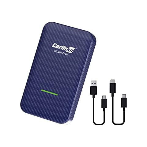 Carlinkit 4.0 Wireless Android Auto and Wireless CarPlay 2 in 1 adapter,For cars with CarPlay Function(Model year:2017 to 2022)Plug and Play,Support online version update,quick connection Cover