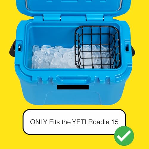 Image of Above Sea Level Cooler Basket for YETI Roadie 15 - Small Dry Goods Tray for YETI Roadie 15qt Ice Chest