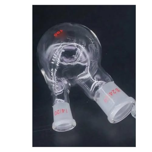 Flacon en verre 50 ml à deux cols pour montages de chimie organique et reflux