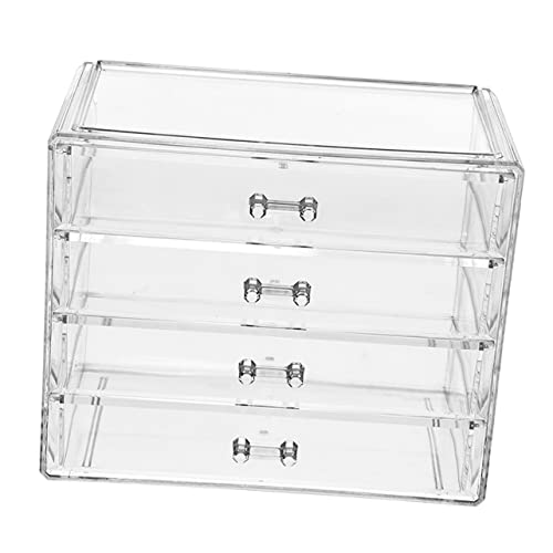 MUSISALY 防塵化粧品ボックス メイクボックスオーガナイザー 家庭用メイクアップオーガナイザー