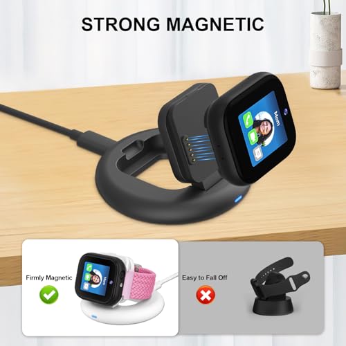 Foldable Magnetic Charging Dock Compatible for Sync UP Kids Watch 2 Charger by Polyjoy - Used condition - Image 4