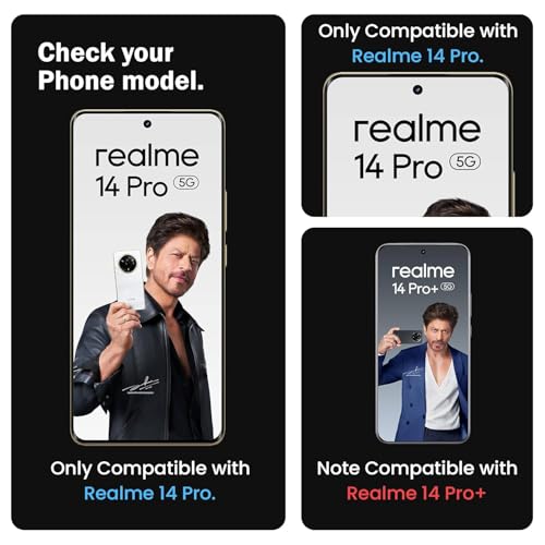 Image of SHILD Premium HD+ UV Tempered Glass Screen Protector for Realme 14 Pro 5G (6.77 Inch) - Full Adhesive, UV Curved Edge, Case Friendly, 9H Hardness, HD Clarity - Pack of 1