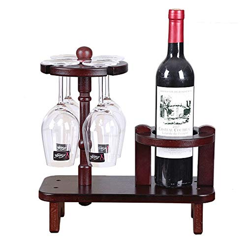 Soporte para botellas de vino de madera para 1 botella miniatura 2