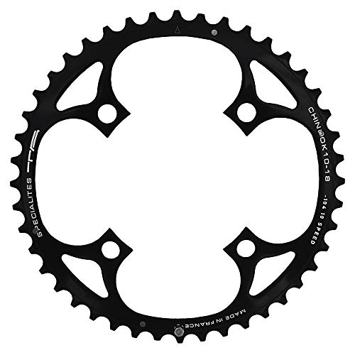 Plateau TA Chinook 104 pcd extérieur 46T en alu usiné pour la longévité de votre vélo 4 bras