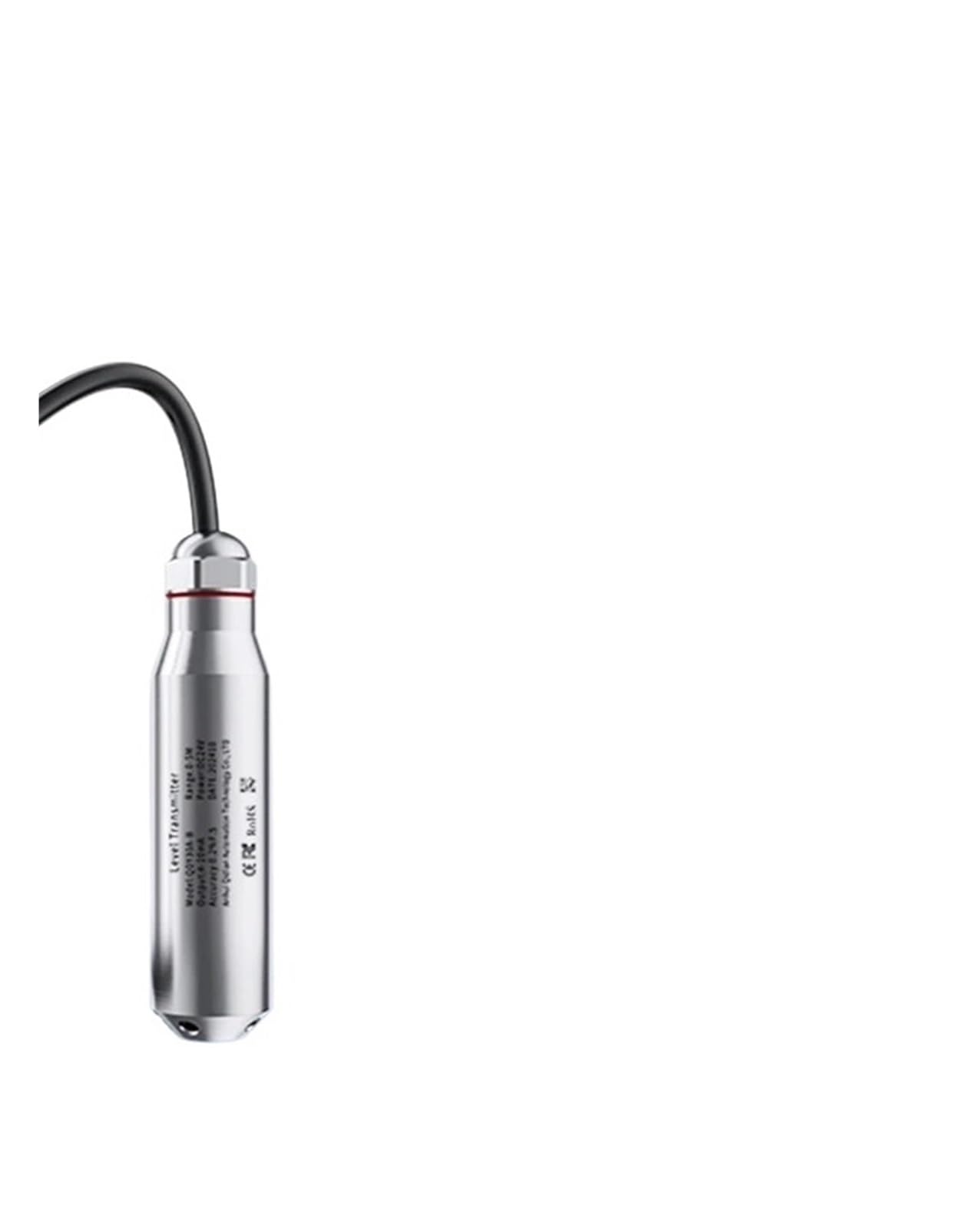 PEQYUACTE Level Sensor 0-5m 0-5V 4-20mA 0-10V Water Level Sensor RS485 0-5m Liquid Level Sensor RS485 Level Sensor Transmitter(0-10v,4M Range 5M Cable)