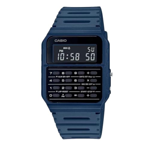 Casio Data Bank Vintage Style Calculator Stop Watch CA53WF-2B - image 1