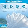 WONDERFUL Flushable Wipes, Unscented 100% Plant-Based Wet Butt Wipe for Adults & Kids, Sewer Septic Safe, Gentle for Sensitive Skin, Wipes Flushable Pack for Bathroom & Travel, 6-Pack (360 Counts)