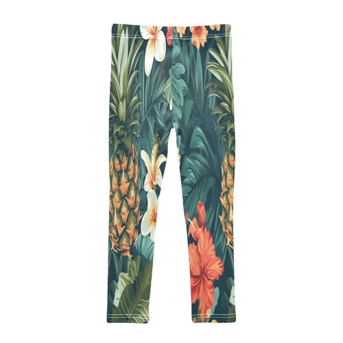 Toddler Girls Leggings Printed Yoga Pants Leggings Floral Pineapple for Kids2