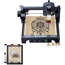 ACMER S1 2.5w Blue Laser Engraver and ACMER Honeycomb Laser Bed 260 * 215mm