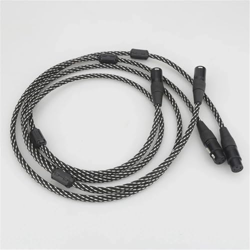 Cable balanceado de audio XLR 0.5M con conductor cobre 5N miniatura 5