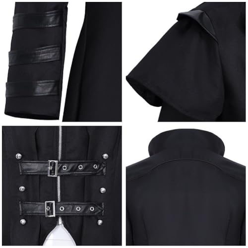 Veste queue-de-pie médiévale gothique idéale pour vos soirées d'halloween et cosplay