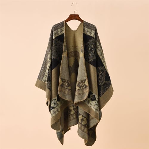 Châle écharpe de style pashmina avec motifs ethniques tissés - 3