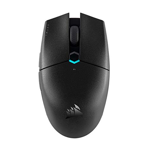 Corsair Katar Pro Wireless, Lightweight FPS/MOBA Bluetooth, Wi-Fi Gaming Mouse with Slipstream Technology, Compact Symmetric Shape, 10000 DPI (Black)