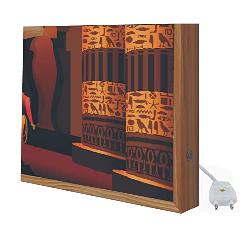 CCRETROILUMINADOS Bild mit hinterbeleuchtetem Holzrahmen Egypt: Reise-Serie