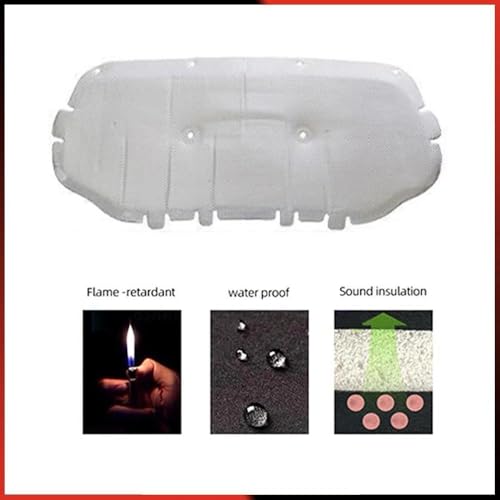Coussinet coton insonorisant moteur Jetta VS5 VS7 isolant thermique capot - 4