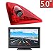 Produktbild HD 720p 3. Bremsleuchte Rückfahrkamera Set, 12,7 cm (5 Zoll) LCD-Rückfahrmonitor mit IP68 wasserdicht, Nachtsicht, Rückfahrkamera für Opel Movano B Nissan NV400 Renault Master III 20102019