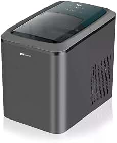 Máquina de Gelo EOS 15kg Ice Compact Titanium EMG02T 110V