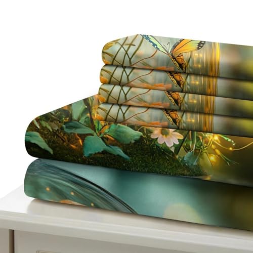 Housse de couette pieuvre microfibre 260x220 hypoallergénique parure lit 3D