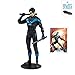 McFarlane Toys DC Multiverse Nightwing: Better Than Batman Action Figure with Build-A Rebirth Batmobile (Piece 2)