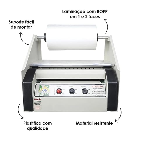 Plastificadora Poliseladora P280 Suporte Bopp Laminação 220V