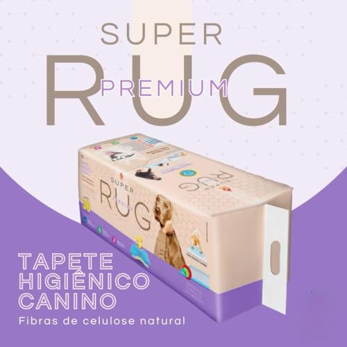 Tapete Higiênico para Cães Super Rug Premium 30 Unidades – Alta Absorção, Controle de Odor, Antivaza
