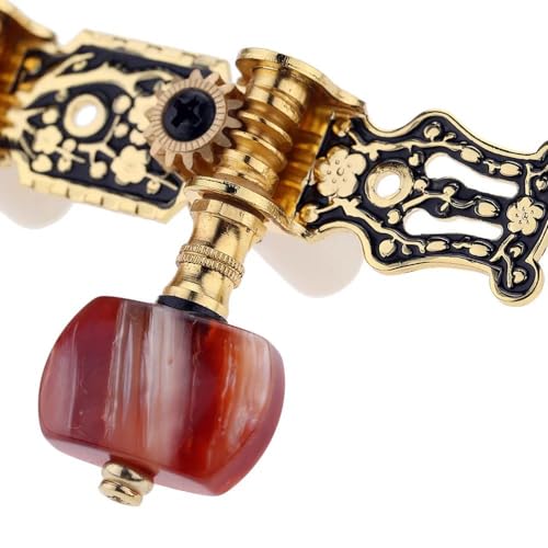 Une paire de chevilles gauche et droite pour guitare classique, accordeurs, mécaniques en agate (longues) pièces - Les Beatles, Paul McCartney, John Lennon, RIngo Starr, George Harrison Une paire de chevilles gauche et droite pour guitare classique, accordeurs, mécaniques en agate (longues) pièces – Image 8