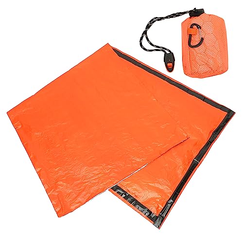 Happyyami Camping Sleeping Bags Emergency Survival Compact Portable Bag for Travel Whistle