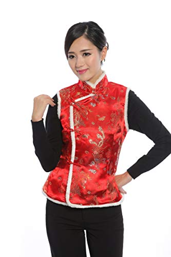 Shanghai Story Womens Brocade Chinese Winter Qipao Vest 5 Style3