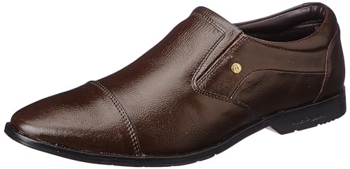 Hush Puppies Mens Aaron 2.0 Slipon Formal Shoes (8554123_Brown_9 UK) (B0D1VP57L9) Amazon Price History, Amazon Price Tracker