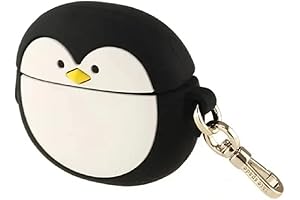 Kate Spade Penguin AirPods Silicone Case, Black