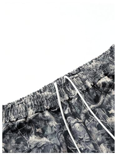 SOLY HUX Men's Camo Pants Drawstring Elastic Waist Wide Leg Baggy Pants Y2k Streetwear Trousers4