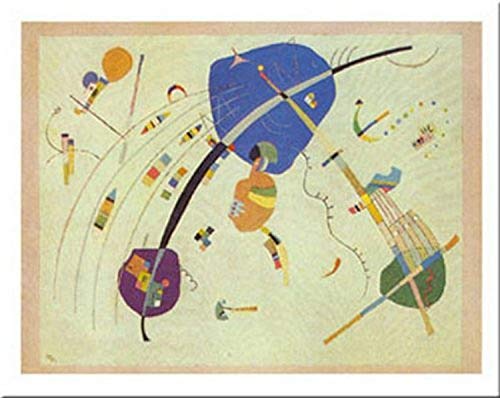 Vers Le Blue by Wassily Kandinsky 31 X 24 Art Print Poster
